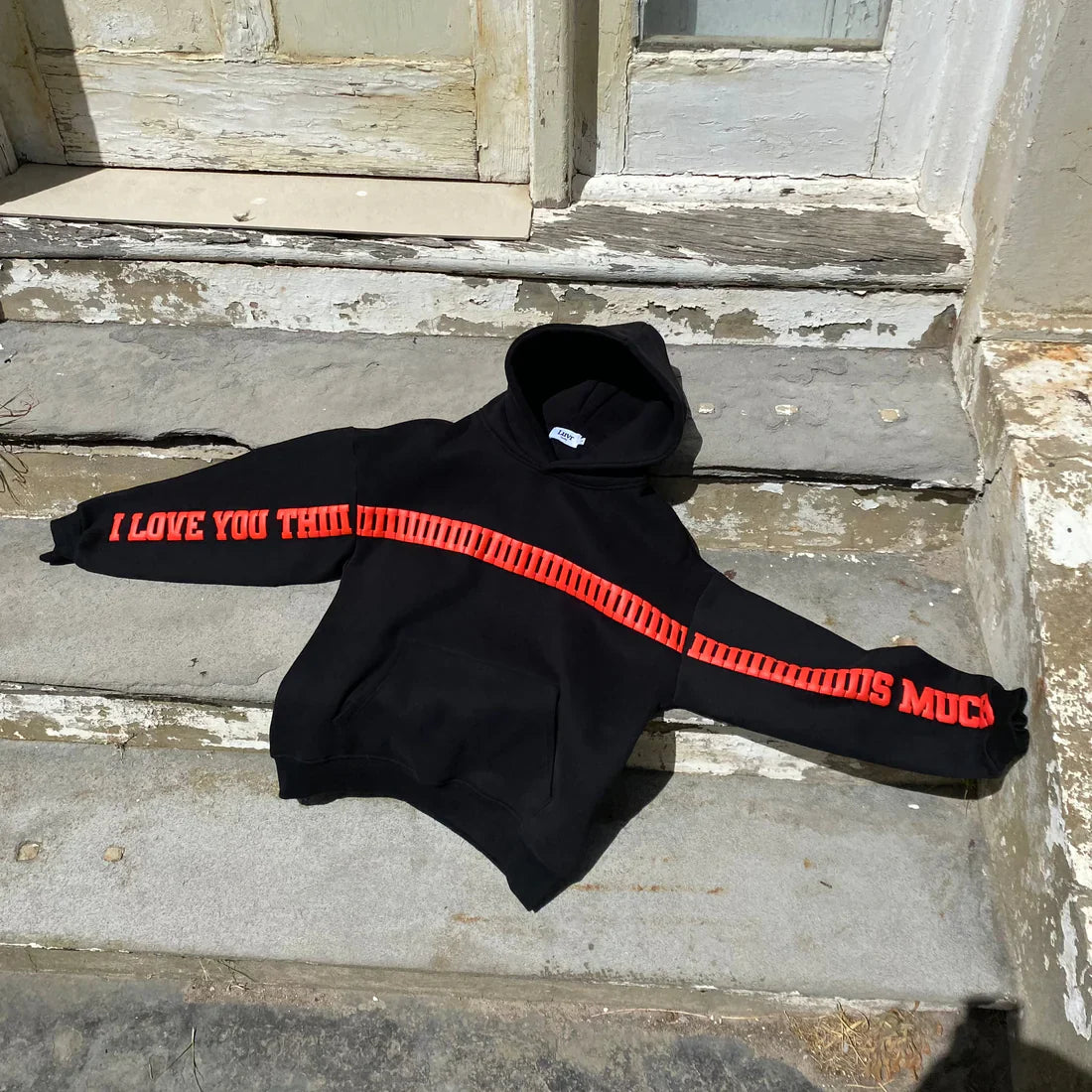 I Love You This Much Hoodie – Bold Love Streetwear