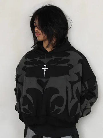 Depth Hoodie – Oversized Streetwear Pullover | LZRUS